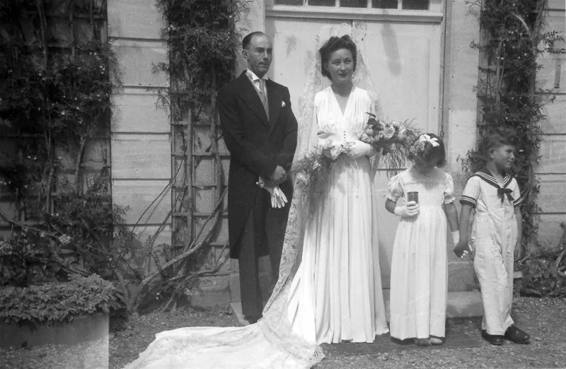 Mariage d'André et Claude, 1946