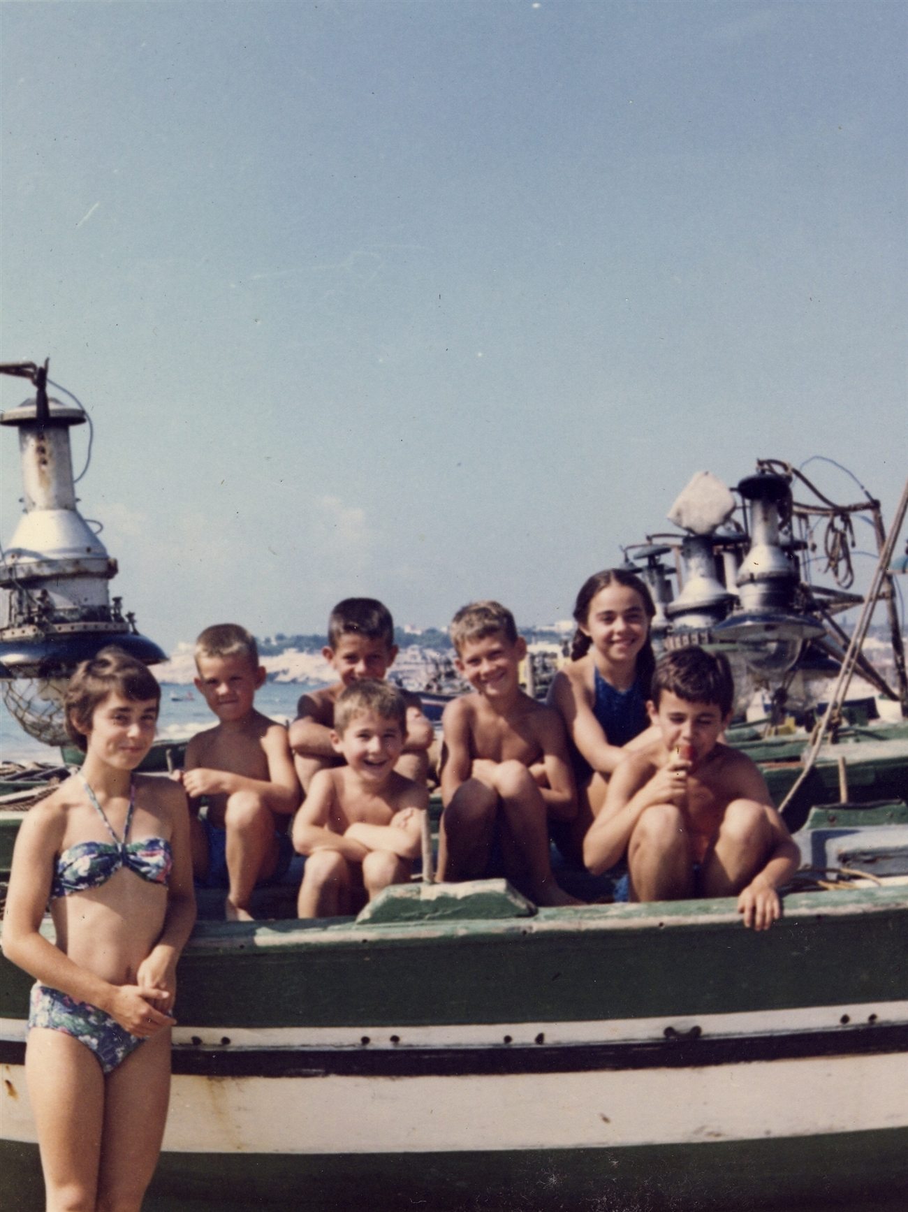 Les enfants au bord de la mer, années 1960