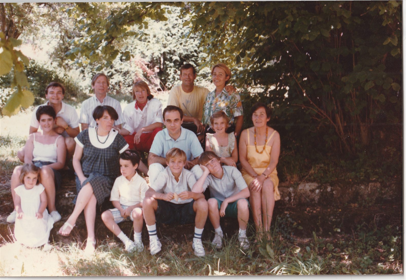 Grande réunion de famille, années 1980